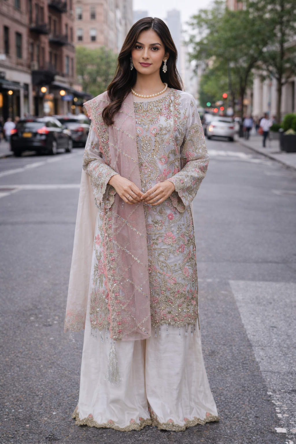 Champagne Rose Heirloom Suit Set