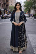 Midnight Noor Anarkali Set