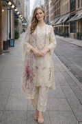 Parchment Petal Embroidered Set