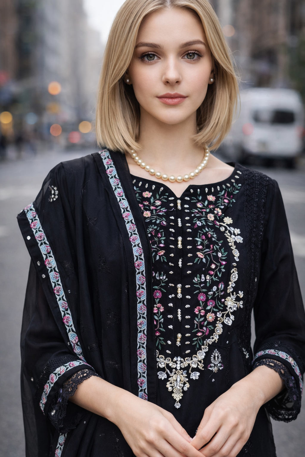 Midnight Ebony Garara Set