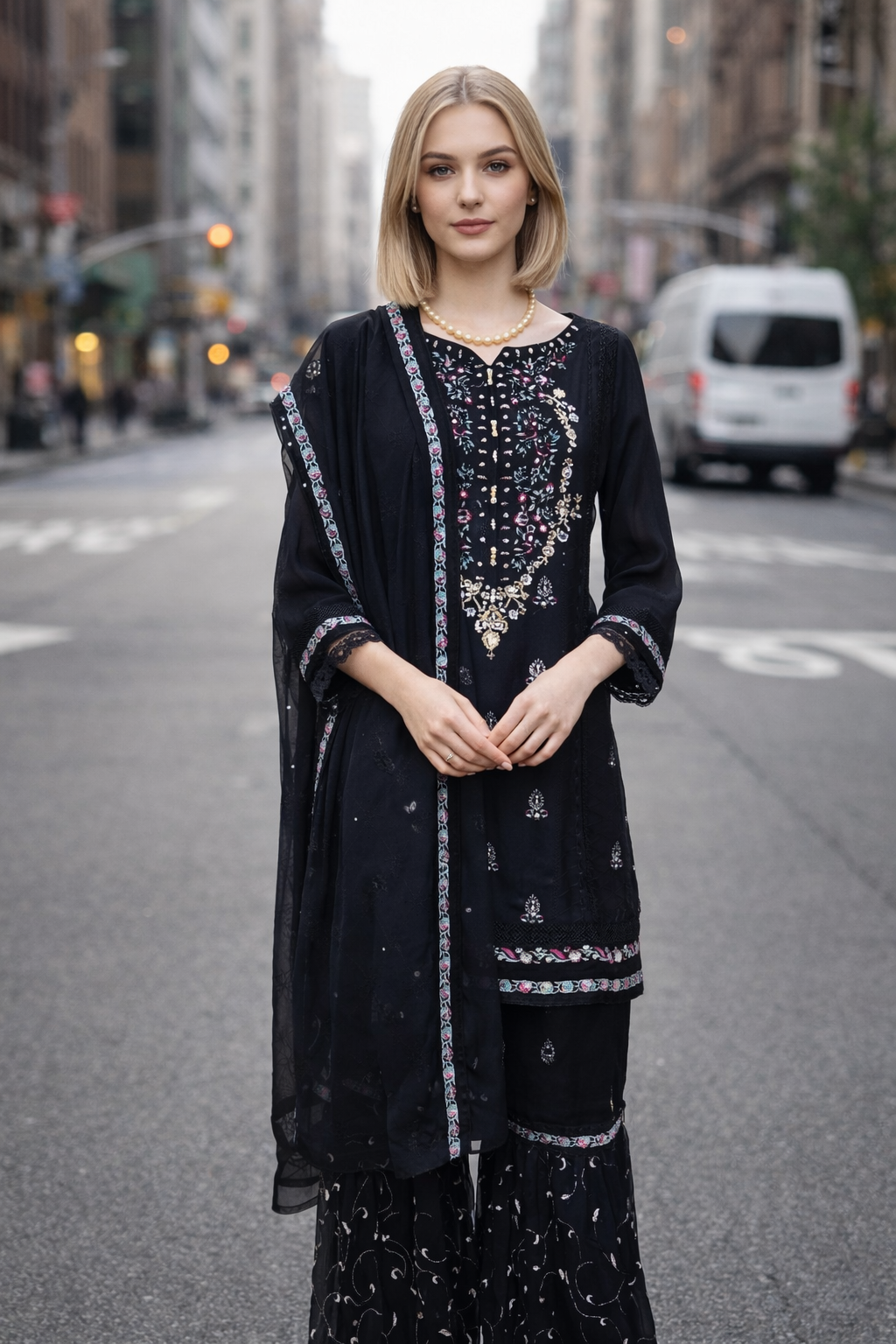 Midnight Ebony Garara Set