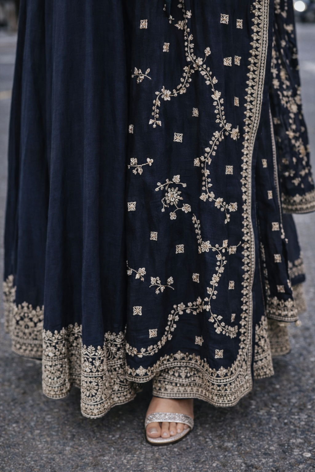 Midnight Noor Anarkali Set
