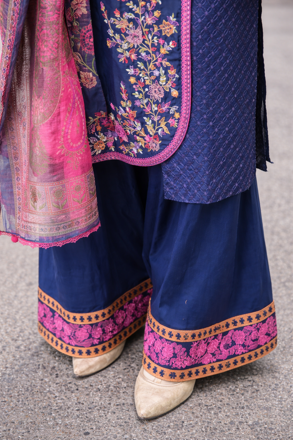 Midnight Azure Angrakha Set