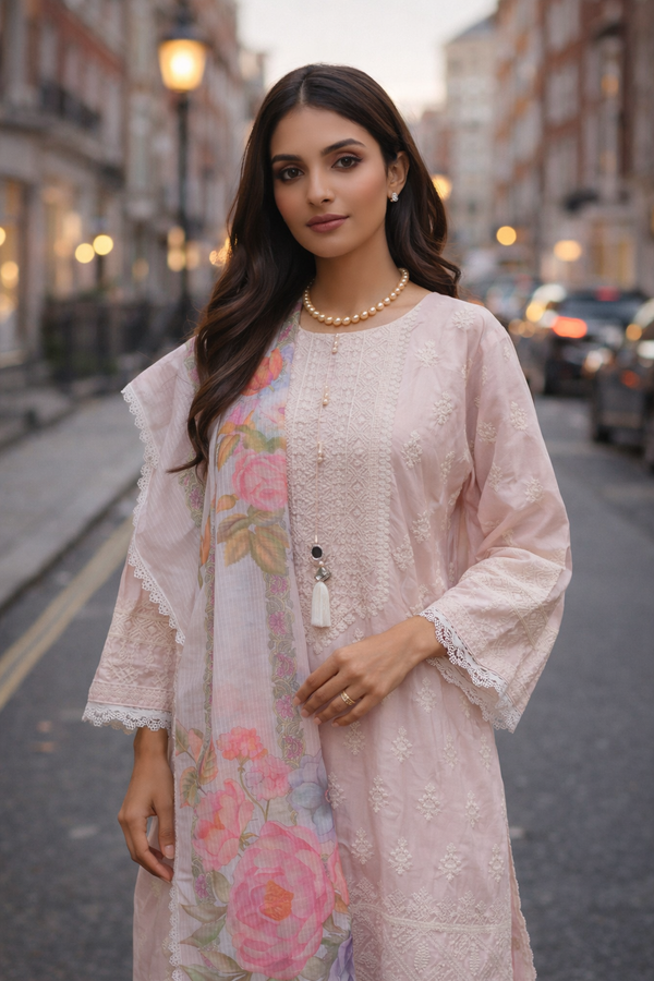 Blush Blossom Palazzo Set